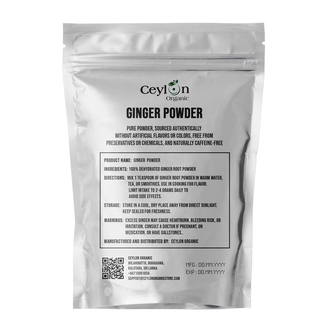 2kg+ Ceylon Ginger Powder - Premium, Fresh & Aromatic | Ceylon Organic-4