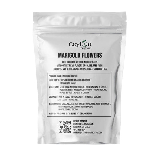 Marigold (Daspethiya) Herbal Tea: A Sri Lankan Floral Infusion | Ceylon Organic-1