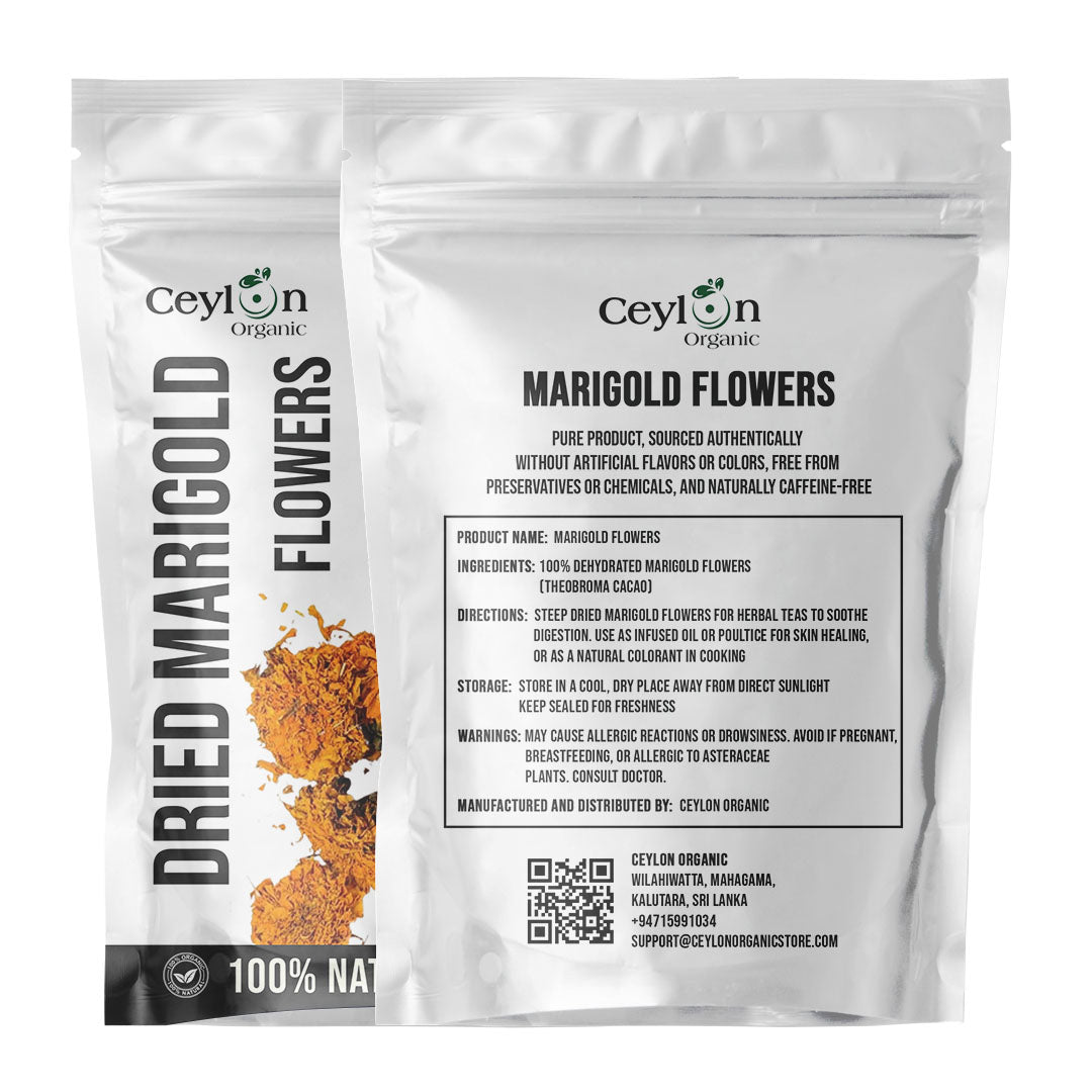 Marigold (Daspethiya) Herbal Tea: A Sri Lankan Floral Infusion | Ceylon Organic-2