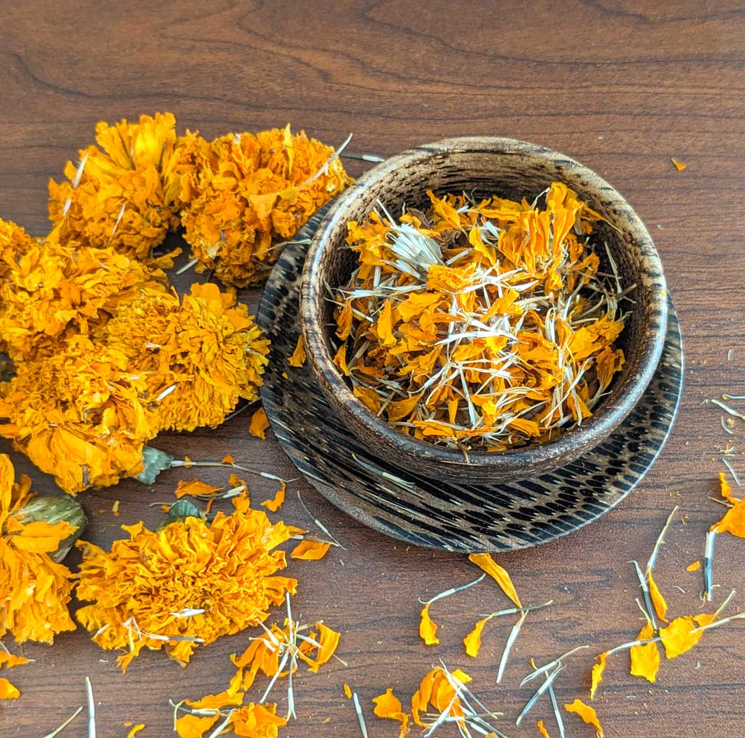 Marigold (Daspethiya) Herbal Tea: A Sri Lankan Floral Infusion | Ceylon Organic-4