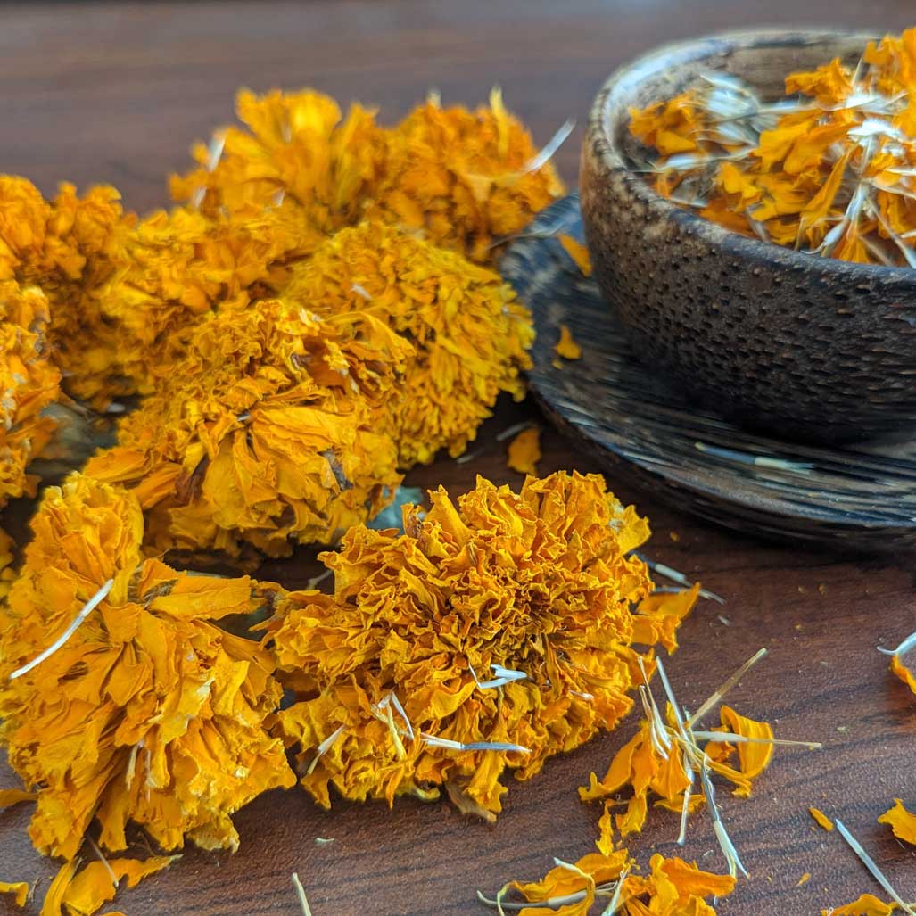Marigold (Daspethiya) Herbal Tea: A Sri Lankan Floral Infusion | Ceylon Organic-6